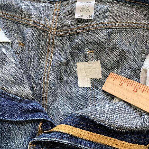 Levis Silvertab Carpenter Jeans Men 36/36 Skate Loose Street Grunge 2000's - Picture 15 of 16